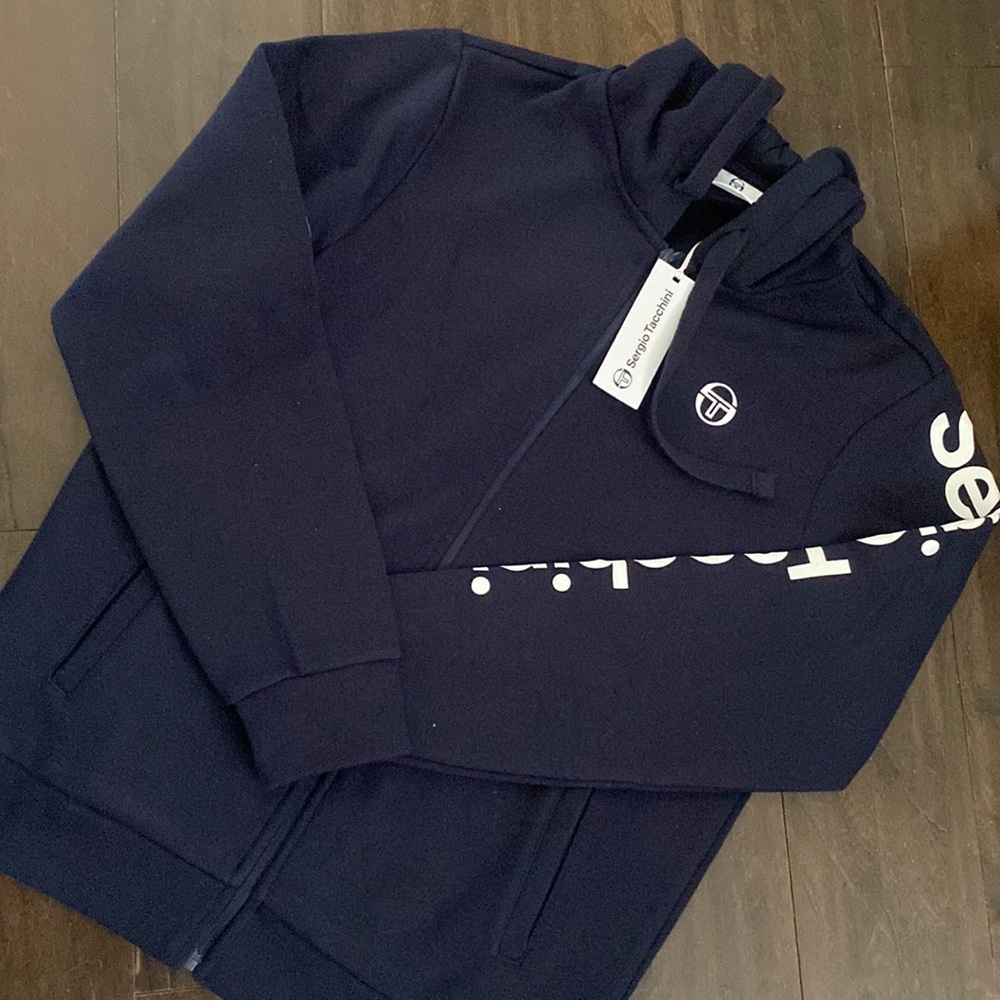 Sergio Tacchini zip up men’s hoodie